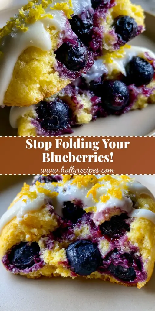 A stack of thick bakery-style lemon blueberry cookies with a glossy white glaze and sparkling sugar. (lemon blueberry cookies)